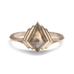 Sale Betsy & Iya Adra salt & pepper diamond ring