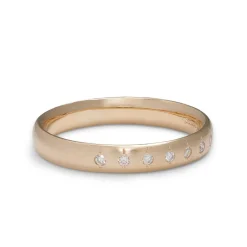 Fashion Betsy & Iya Aurum 14k Gold Vintage Style Band Ring