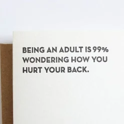 Sale Betsy & Iya Being an Adult Card