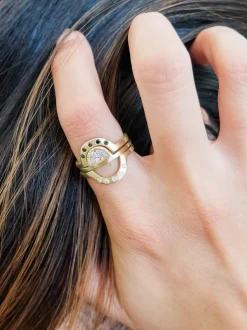 Hot Betsy & Iya Cor Ring - Black Diamonds