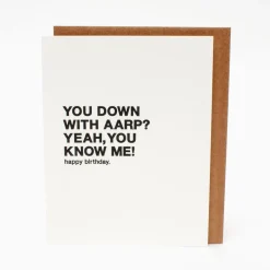 Discount Betsy & Iya Down With AARP? Birthday Card