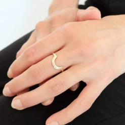 Discount Betsy & Iya Earth Diamond Cor Ring - White Diamonds