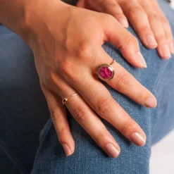Discount Betsy & Iya Flos Ring - Ruby