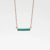 Discount Betsy & Iya Gemstone Bar Necklace