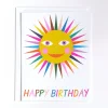 Hot Betsy & Iya Happy Birthday Rainbow Sun Card