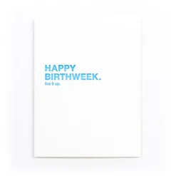 Hot Betsy & Iya Happy Birthweek Birthday Card
