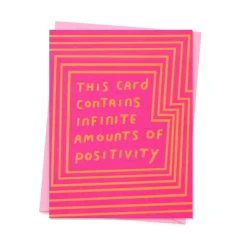 Fashion Betsy & Iya Infinite Positivity Card