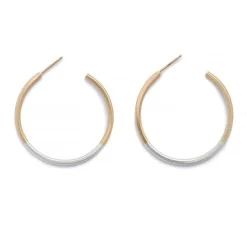 Hot Betsy & Iya Koa hoop earring - 14k gold