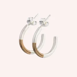 New Betsy & Iya Koa hoop earrings - Mini