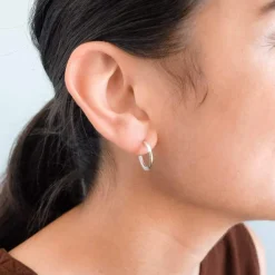 New Betsy & Iya Koa hoop earrings - Mini