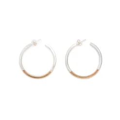 New Betsy & Iya Koa hoop earrings - Small