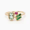 Discount Betsy & Iya Laetus ring - Mint Beryl