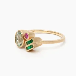 Discount Betsy & Iya Laetus ring - Mint Beryl