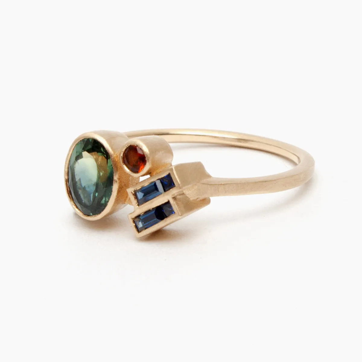 Best Betsy & Iya Laetus ring - Teal Sapphire