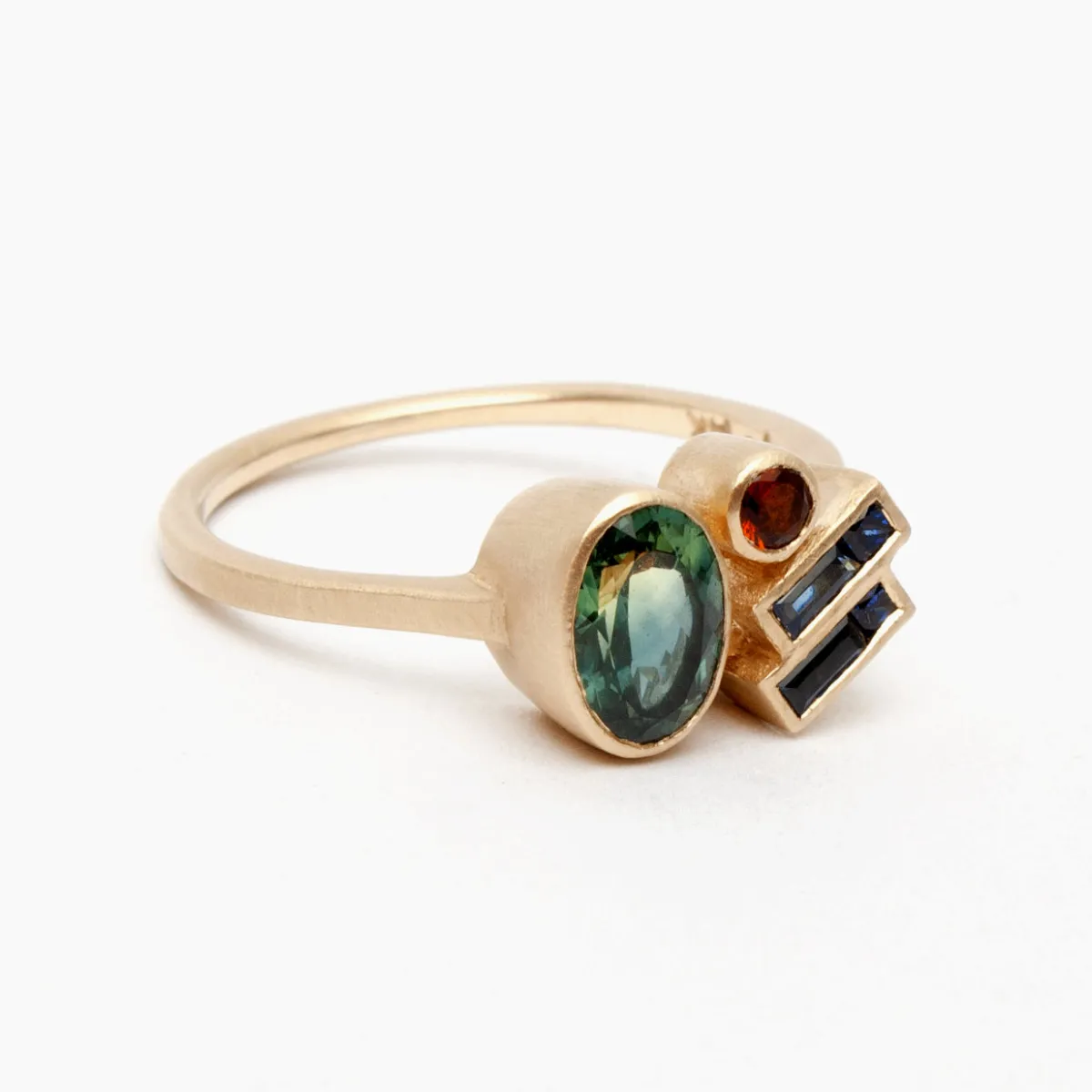 Best Betsy & Iya Laetus ring - Teal Sapphire