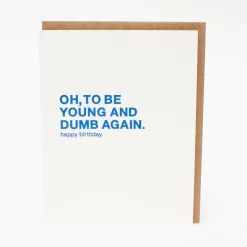Discount Betsy & Iya Oh, To Be Young and Dumb Again Card