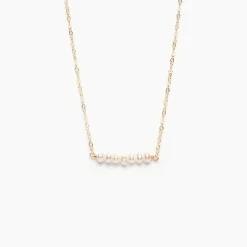 Discount Betsy & Iya Pearl Linked Necklace