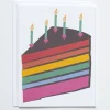 Hot Betsy & Iya Rainbow Cake Card