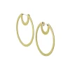Fashion Betsy & Iya Recast Bombona hoop earrings - Small