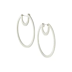 Fashion Betsy & Iya Recast Bombona hoop earrings - Small