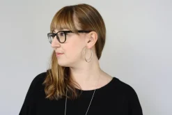 Best Betsy & Iya Recast Koa hoop earrings - Large
