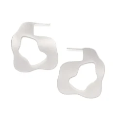 Clearance Betsy & Iya Recast Renna hoop earrings