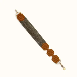 Discount Betsy & Iya Row Bracelet in Toast