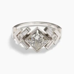 Outlet Betsy & Iya Uro Ring - 14k Gold Geometric Diamond Ring